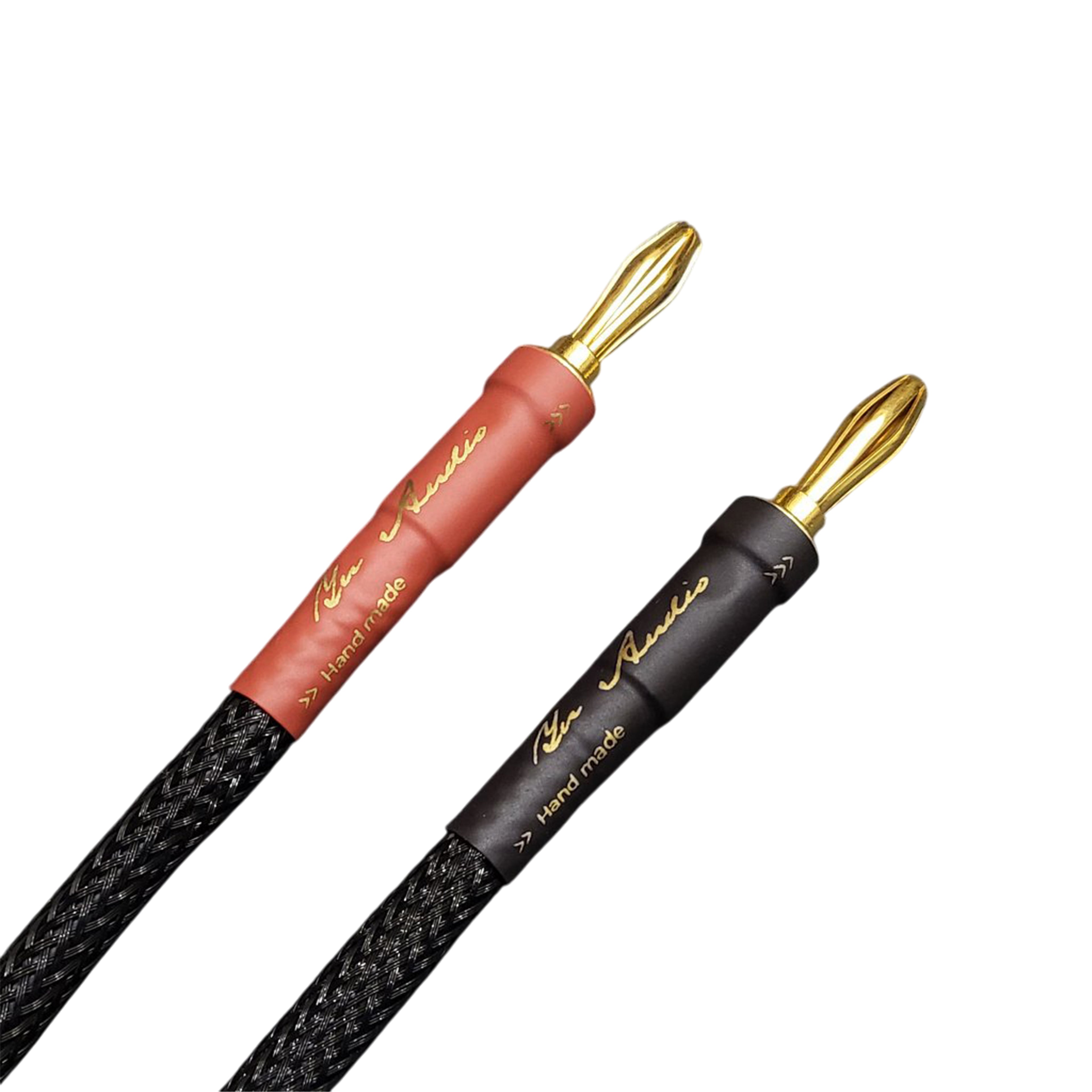 3.5mm公轉香蕉插 一分二訊號線